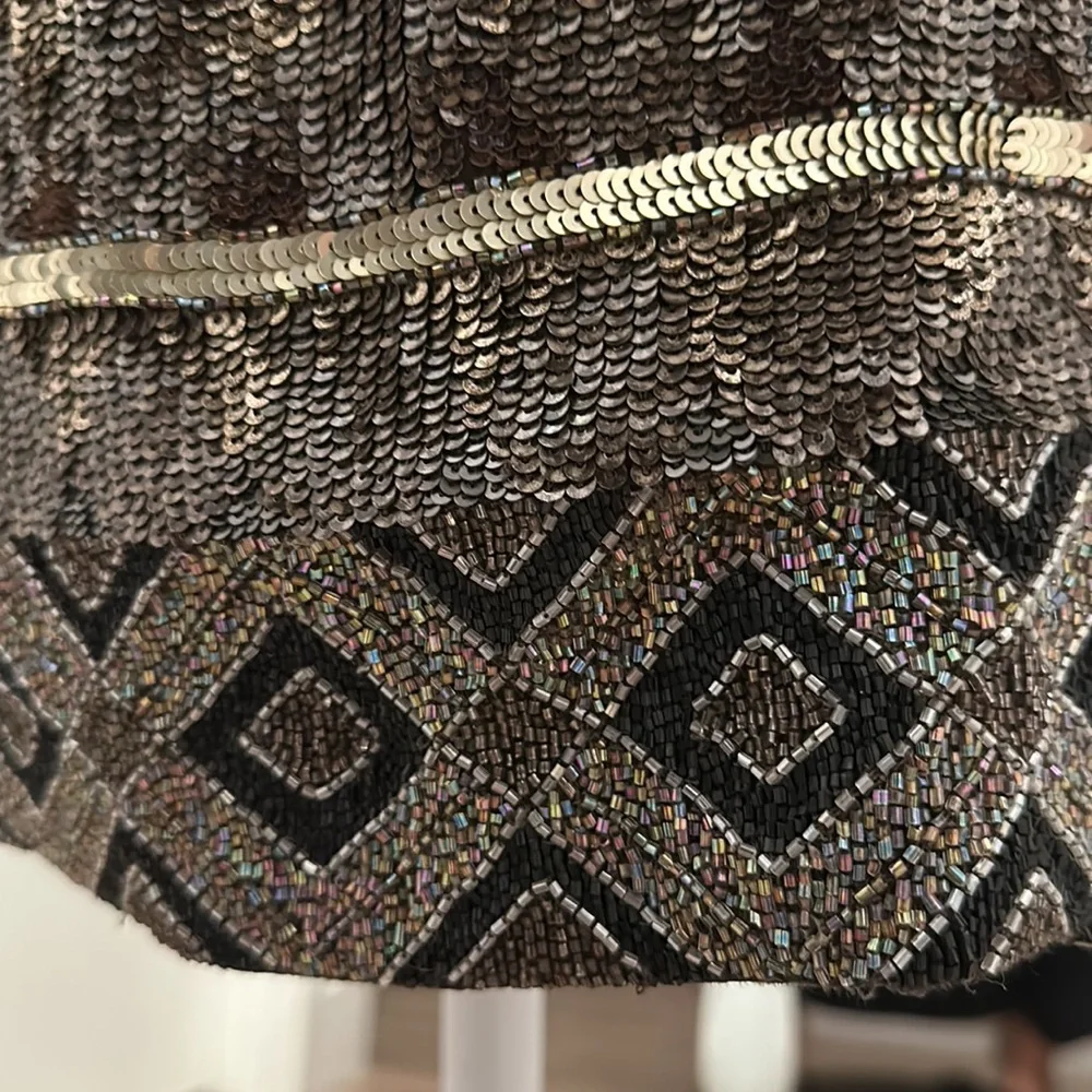 AllSaints Spitalfields Jacks Place London Hand Embellished Dress Vintage… - Picture 6 of 12